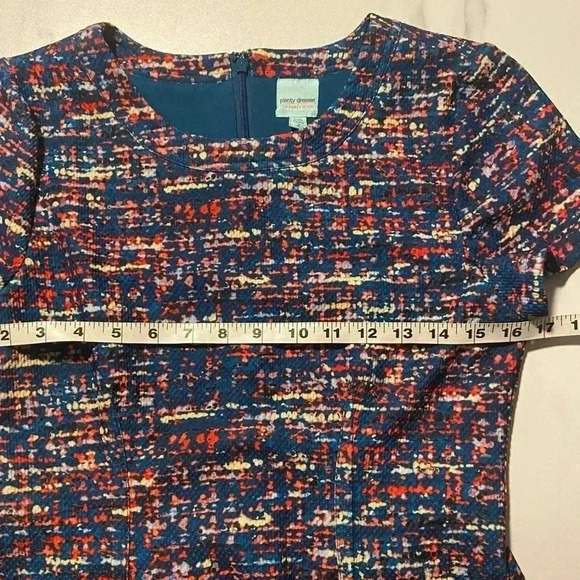 Plenty Tracy Reece Multicolor Short Sleeve Drop Waist A-Line Dress Size 2 Color - Picture 11 of 11